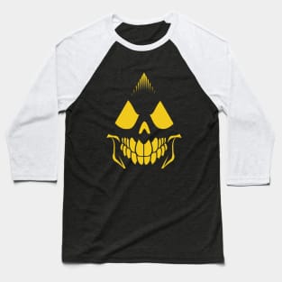 Skull Design Baseball T-Shirt